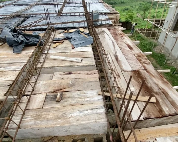 Reinforcement and formwork at a Geo-Gem construction site