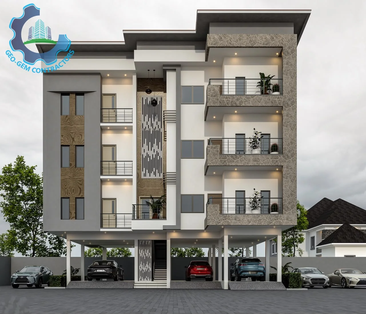 Urban residence design visualisation