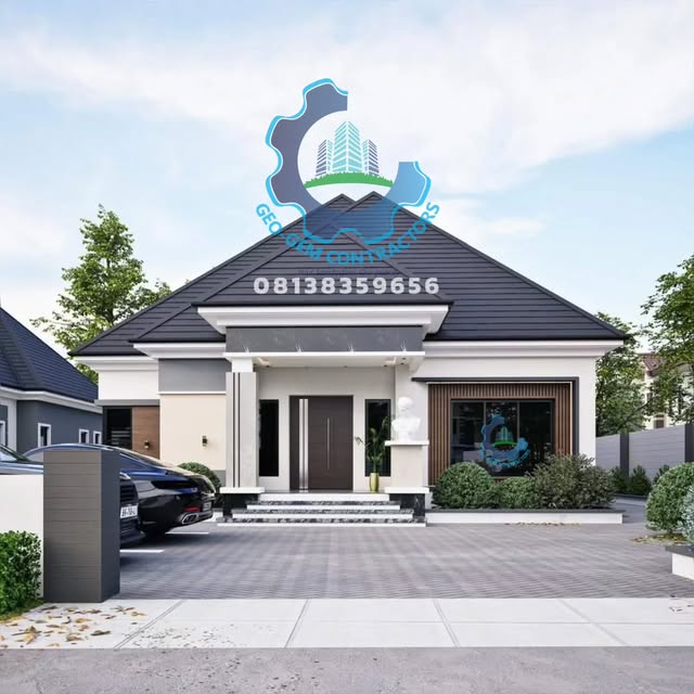 Geo-Gem visualisation of a three-bedroom bungalow with BQ